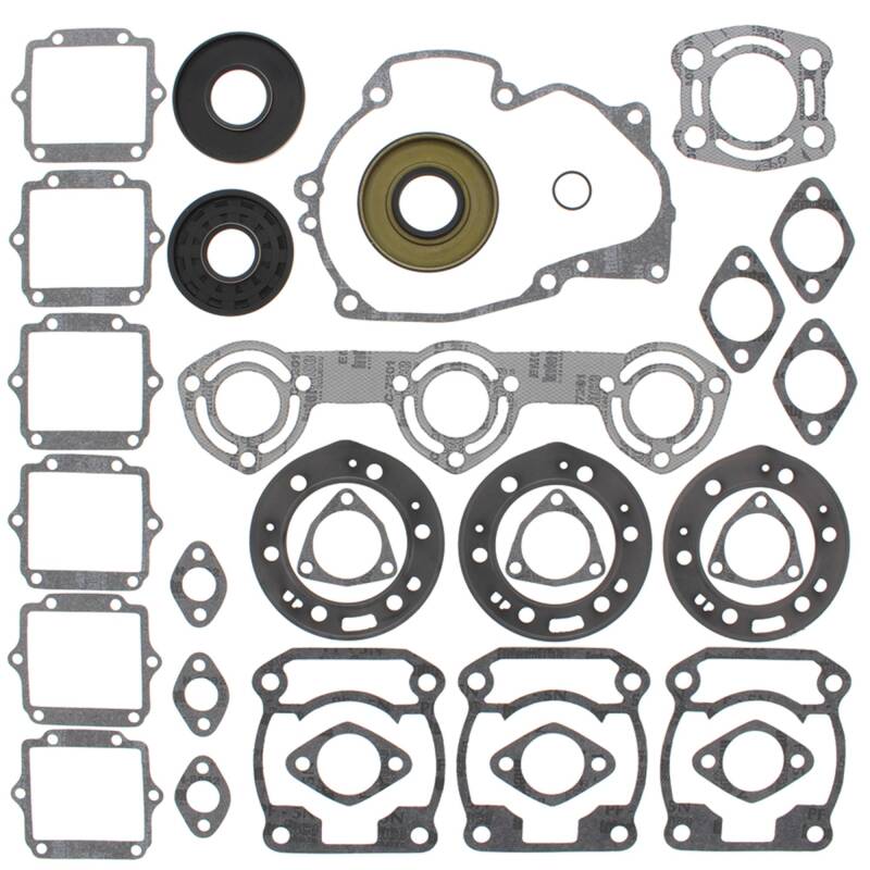 Vertex Pistons Vertex Gaskets 93-95 Polaris SLT750/SL750 Complete Gasket Kit w/ Oil Seals