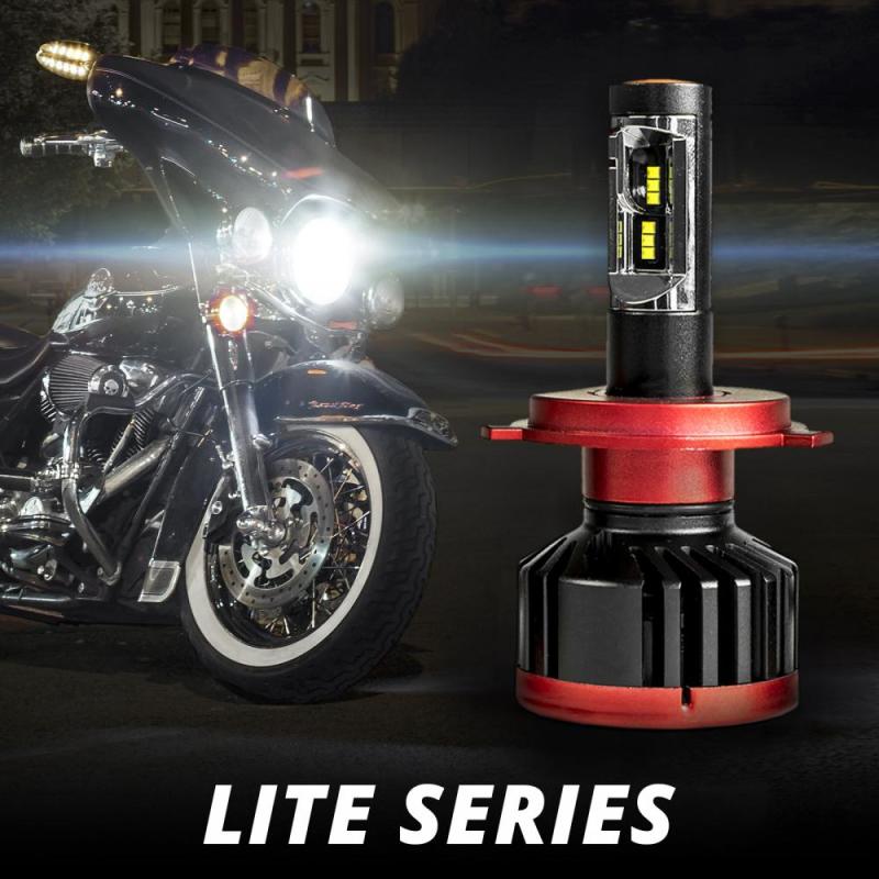 XKGLOW XK Glow H4 Motorcycle-25W High/Low Headlight Bulb w/ Built-in Driver 2nd Gen