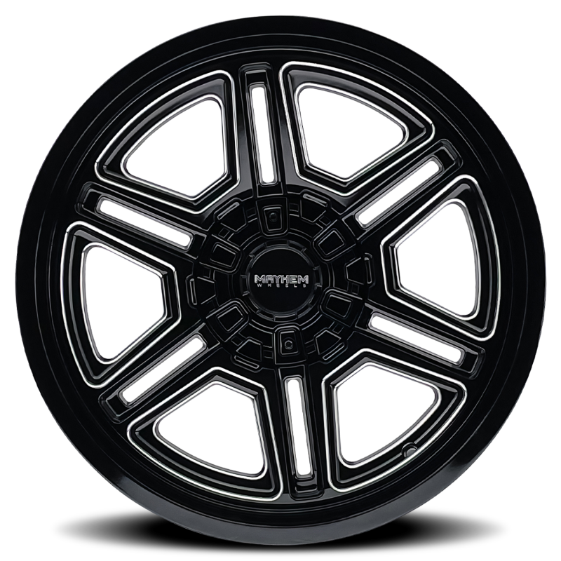 Mayhem 8117 Hermosa 20x10 / 8x170 BP / -25mm Offset / 125.2mm Hub Black/Milled Wheel