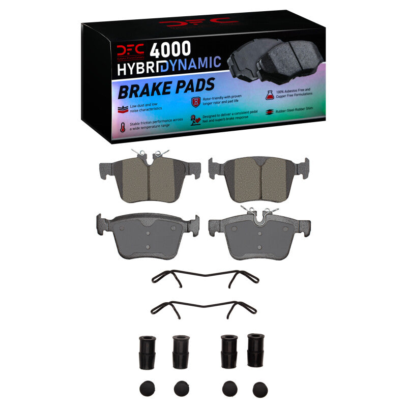 DFC 15-25 Jaguar XF Rear 4000 HybriDynamic Brake Pads and Hardware Kit