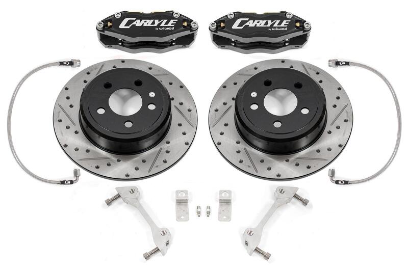 BMR Suspension BMR 08-23 Dodge Challenger Brake Kit For 15in Conversion Black Calipers Non-Demon/Redeye