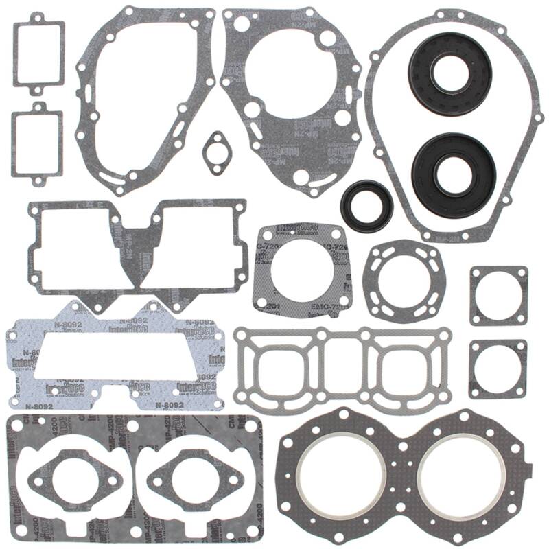 Vertex Pistons Vertex Gaskets 90-92 Yamaha 650 Super Jet Complete Gasket Kit w/ Oil Seals