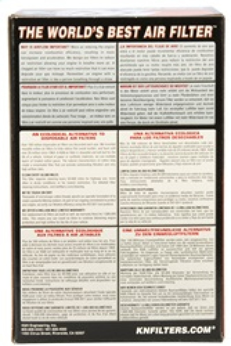K&N Engineering K&N Universal Rubber Filter 3 1/2 inch FLG / 4 5/8 inch Base / 3-1/2 inch Top / 5 1/2 inch Height