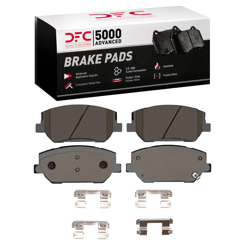 DFC 19-20 Hyundai Santa Fe Front 5000 Advanced Ceramic Brake Pads and Hardware Kit