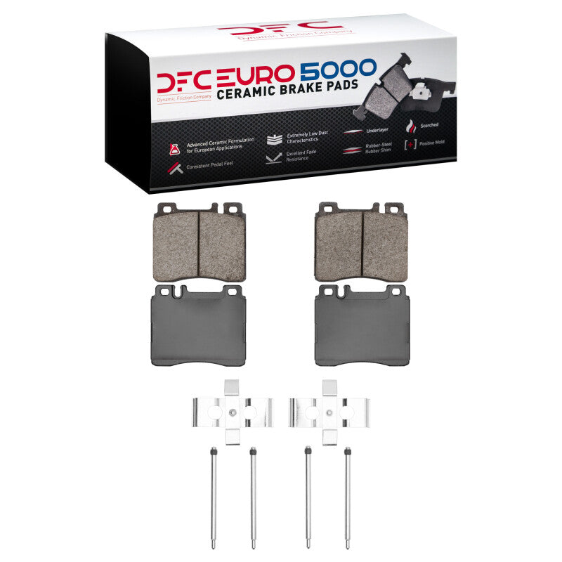DFC 91-99 Mercedes-Benz S500 Front Euro 5000 Ceramic Brake Pads and Hardware Kit