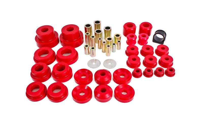 BMR Suspension BMR 10-13 5th Gen Camaro Pro Version Total Suspension Bushing Kit (BK030/BK021/BK022) - Black/Red