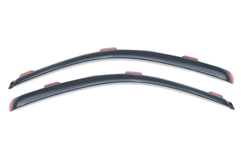 Lund 04-14 Ford F-150 SuperCab Ventvisor Elite Window Deflectors - Smoke (2 Pc.)