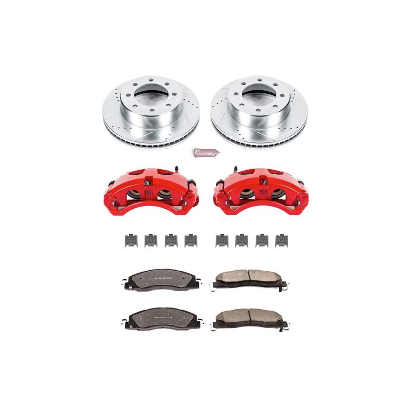 PowerStop Power Stop 09-10 Dodge Ram 2500 Front Z36 Truck & Tow Kit w/Cals