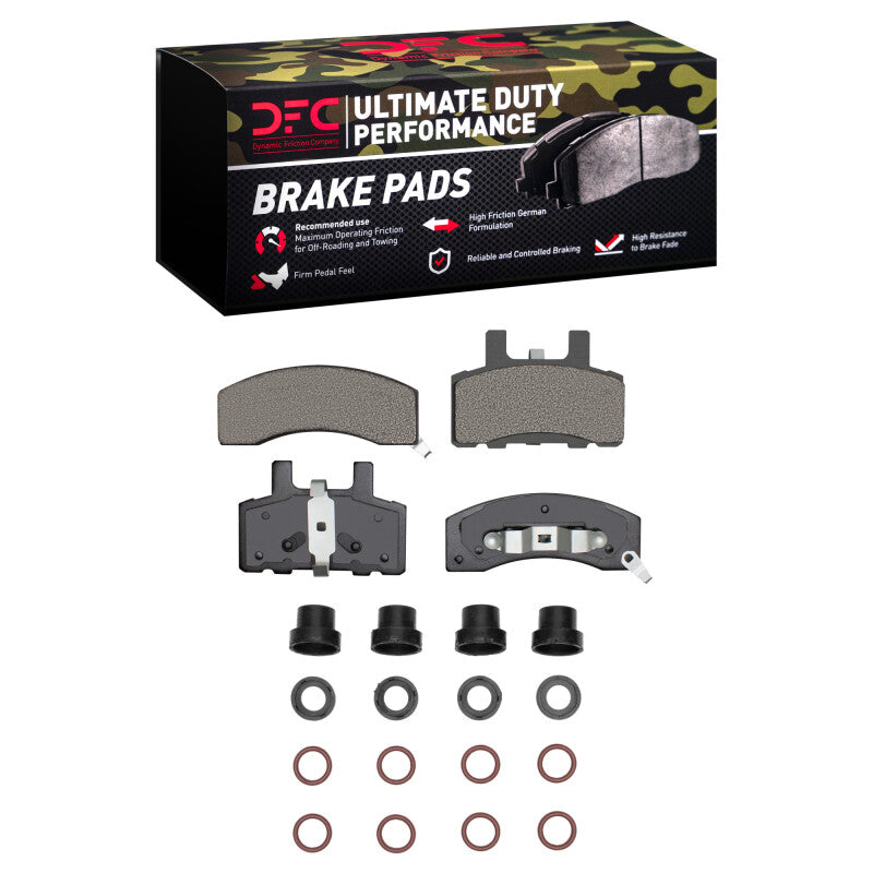 DFC 88-02 Chevrolet C2500 Front Ultimate Duty Performance Brake Pads and Hardware Kit