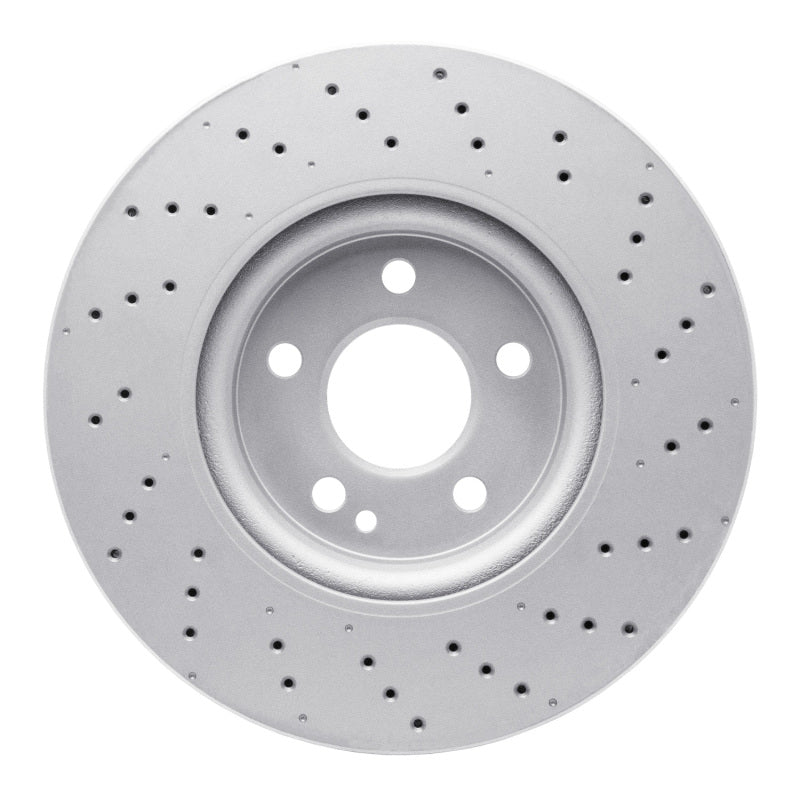 DFC 14-20 Infiniti QX30 Front Drilled Hi-Carbon Alloy Geomet Coated Rotor