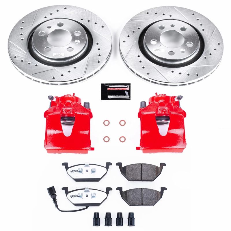 PowerStop Power Stop 06-99 Volkswagen Beetle Front Z26 Street Warrior Brake Kit w/Calipers