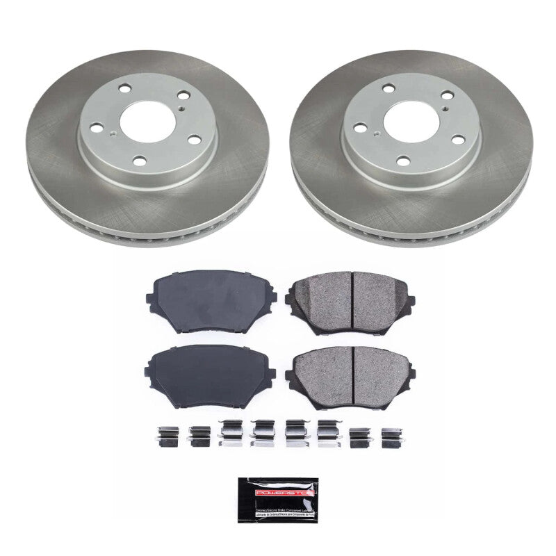 PowerStop Power Stop 01-05 Toyota RAV4 Front Semi-Coated Rotor Kit