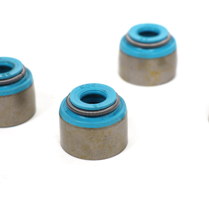 BLOX Racing Honda 5.5mm Valve Stem Seals Blue FKM - Set of 16 (Fits Both Intake & Exhaust)