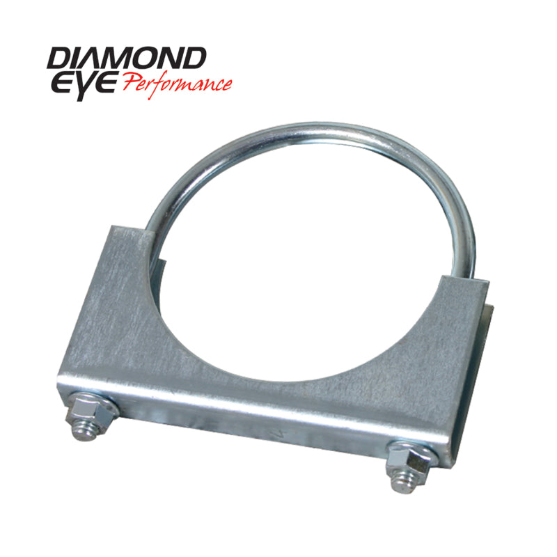 Diamond Eye Performance Diamond Eye CLAMP 3in 3/8in U-BOLT 11 GAUGE SADDLE ZINC-COATED HEAVY DUTY