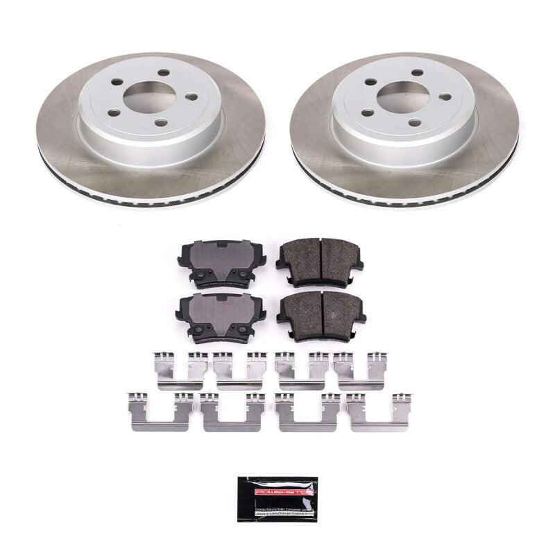 PowerStop Power Stop 05-08 Dodge Magnum Rear Semi-Coated Rotor Kit