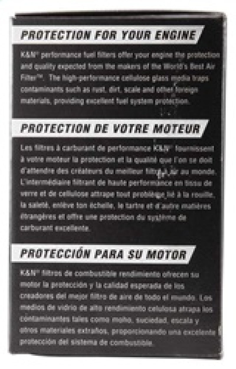 K&N Engineering K&N Fuel Filter 88-01 Acura Integra 1.8L, 94-98 Honda Accord 2.2L