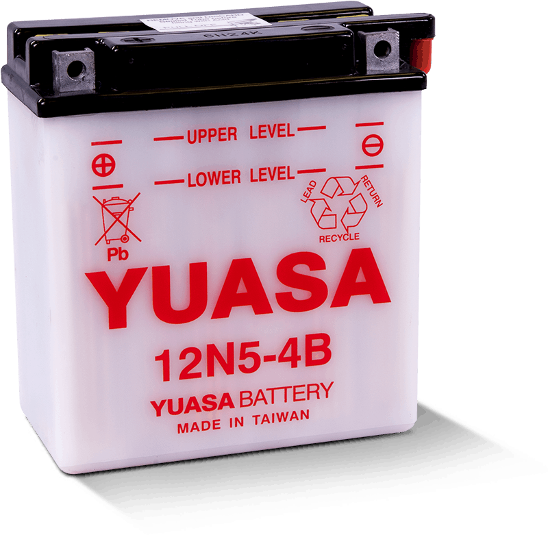 Yuasa Battery Yuasa 12N5-4B Conventional 12-Volt Battery