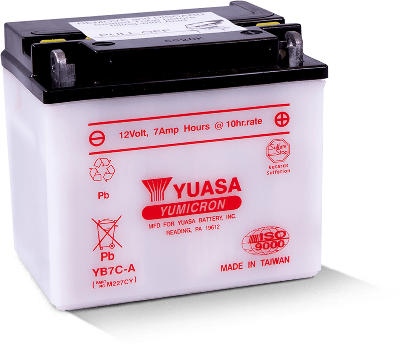 Yuasa Battery Yuasa YB7C-A Yumicron 12-Volt Battery