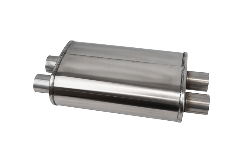 CORSA Performance Corsa PRO-Series Tuned 304SS Muffler 2.5in Dual Inlet/Outlet - 22.25in OAL