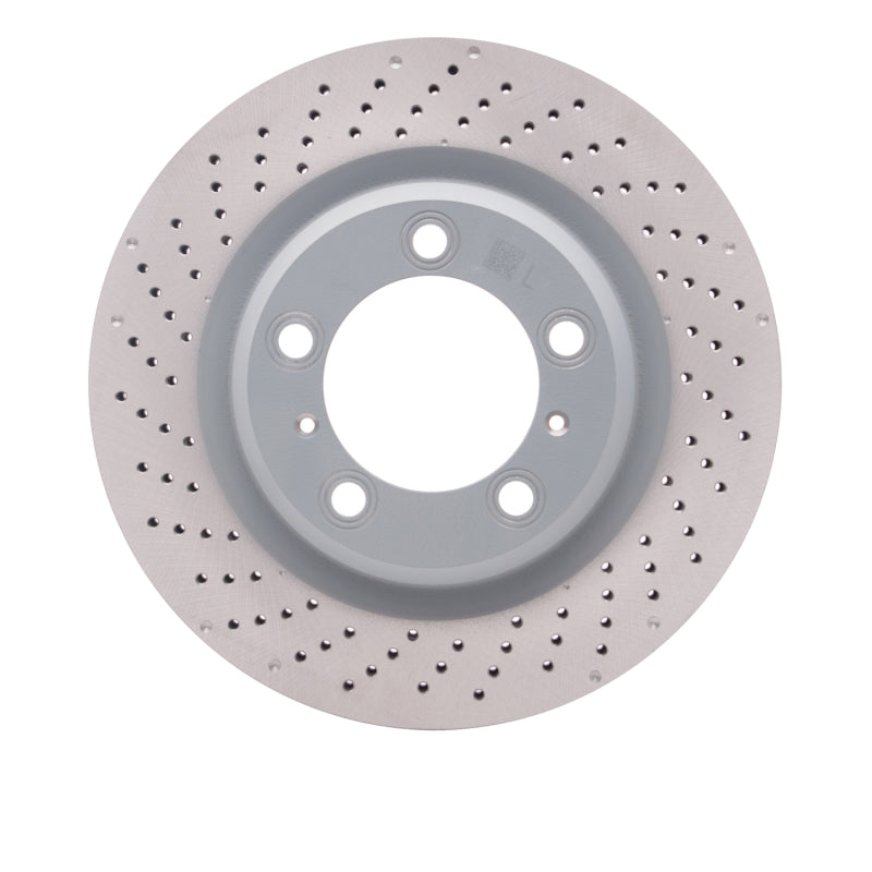 DFC 12-16 Porsche 911 Left Rear Drilled GeoSPEC Coated Rotor