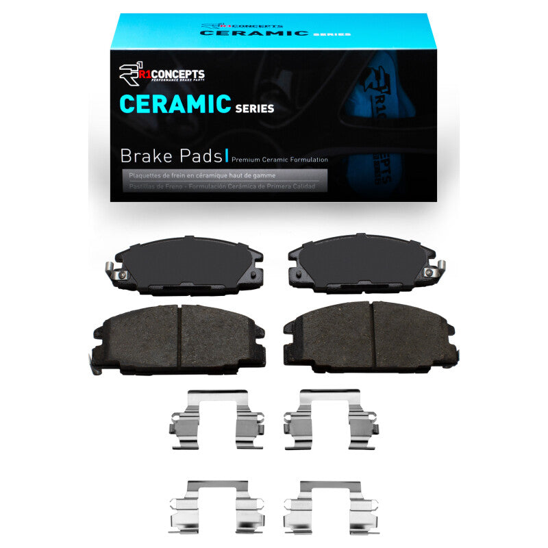 R1 Concepts R1 1986-2006 Chevrolet Luv Pickup (Mexico) Front R1 Ceramic Pads & Hardware Kit