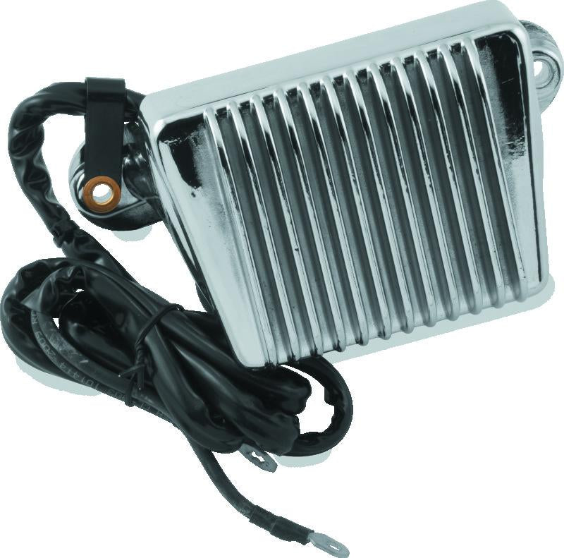 TwinPower Twin Power 02-03 FLH FLT Voltage Regulator Chrome Replaces H-D 74505-02