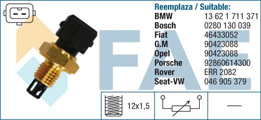 FAE FAE33160 Intake Air Temperature Sensor