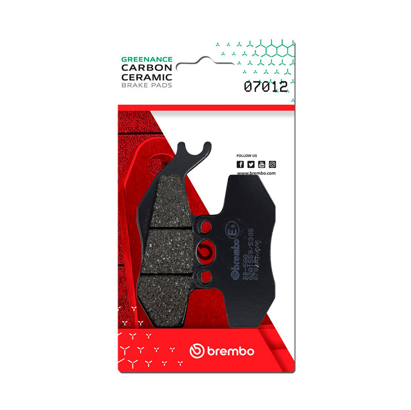 Brembo Powersports Brembo Aprilia Etx/Aprilia Mx/Piaggio Hexagon/Piaggio Skipper Carbon Ceramic Brake Pad - Front