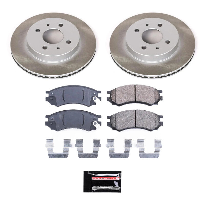 PowerStop Power Stop 93-01 Saturn SW2 Front Semi-Coated Rotor Kit