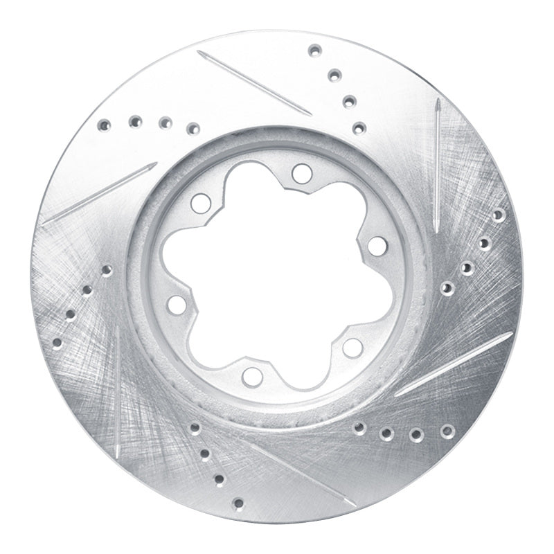 R1 Concepts R1 2006-2019 Toyota HiAce (Mexico) Front Left Drilled & Slotted Silver Brake Rotor