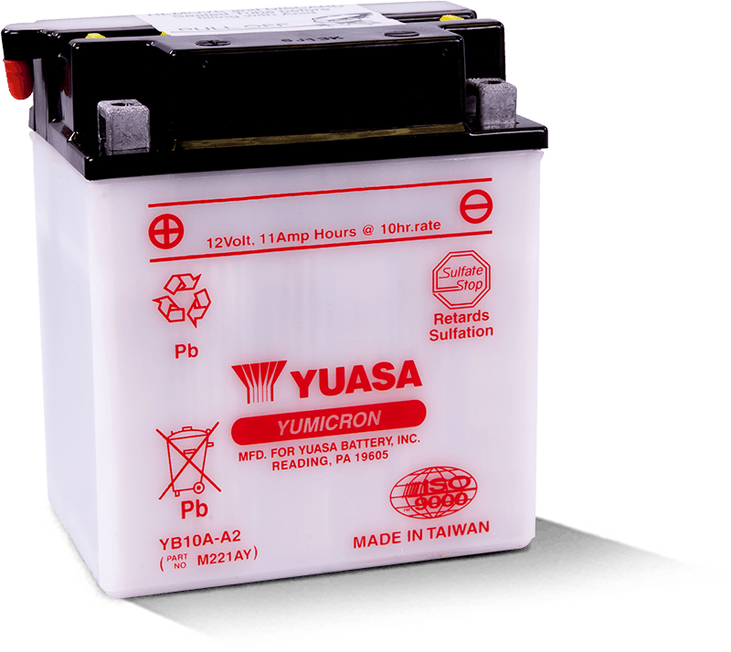 Yuasa Battery Yuasa YB10A-A2 Yumicron 12-Volt Battery