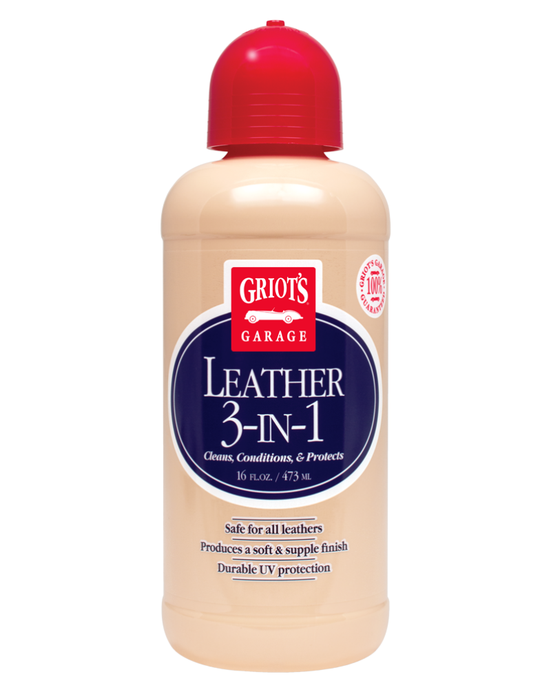 Griots Garage Leather 3-in-1 Cream - 16oz