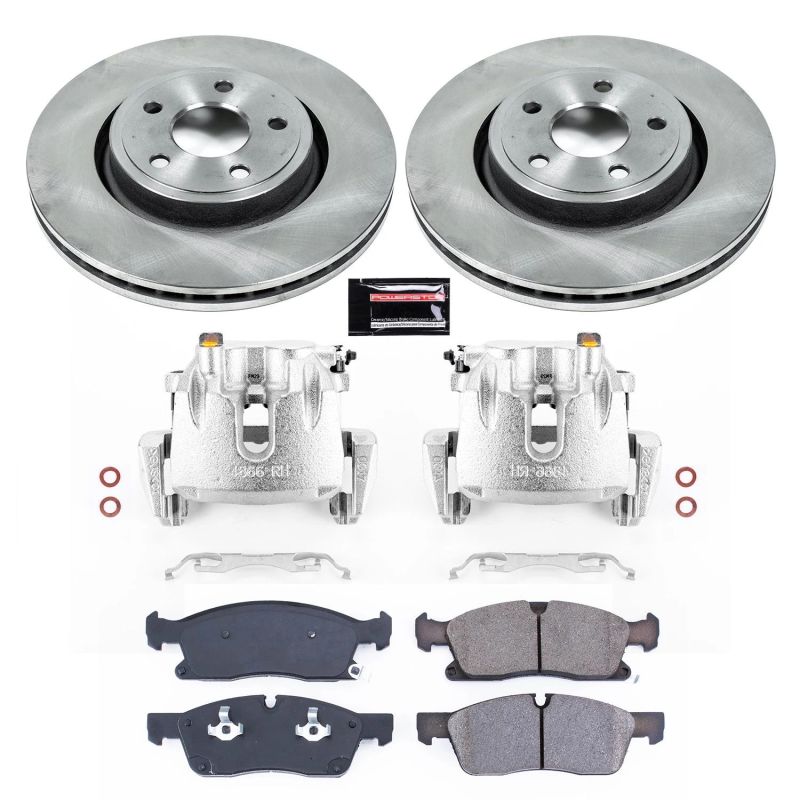 PowerStop Power Stop 11-12 Jeep Grand Cherokee Front Autospecialty Kit w/Cals