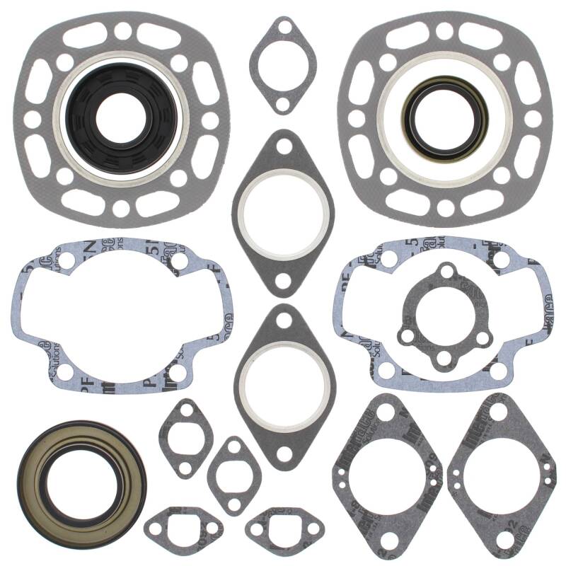 Vertex Pistons Vertex Gaskets 78-81 Kawasaki Invader Liquid LC/2 Complete Gasket Kit w/ Oil Seals