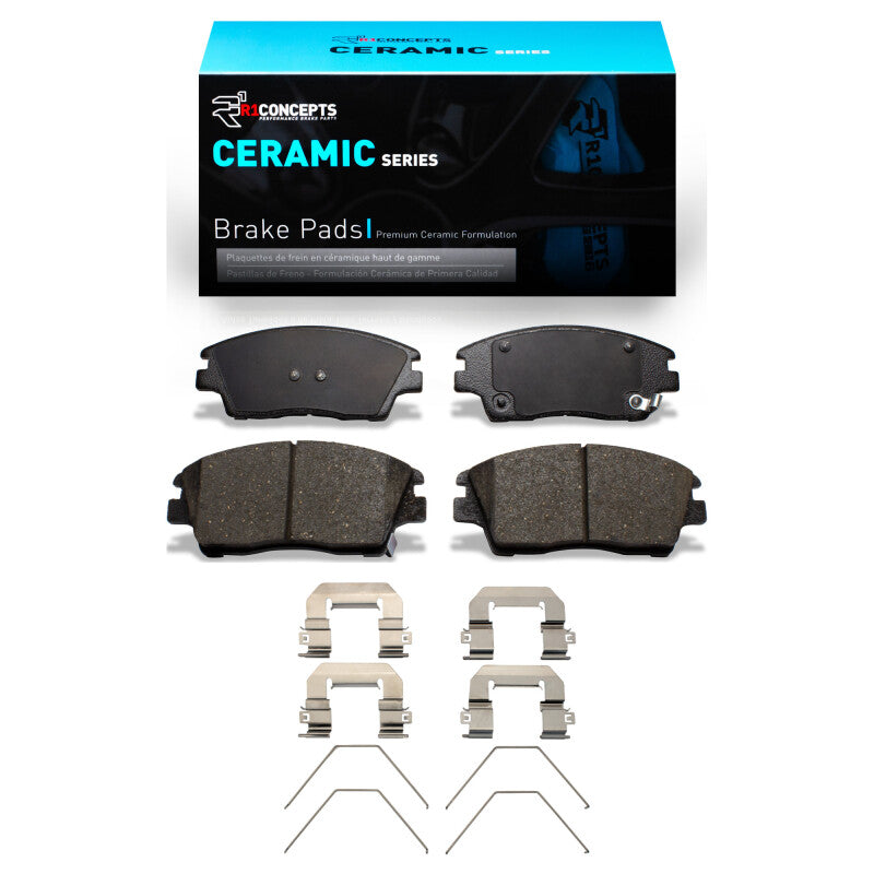 R1 Concepts R1 2016-2022 Hyundai Tucson Front R1 Ceramic Pads & Hardware Kit
