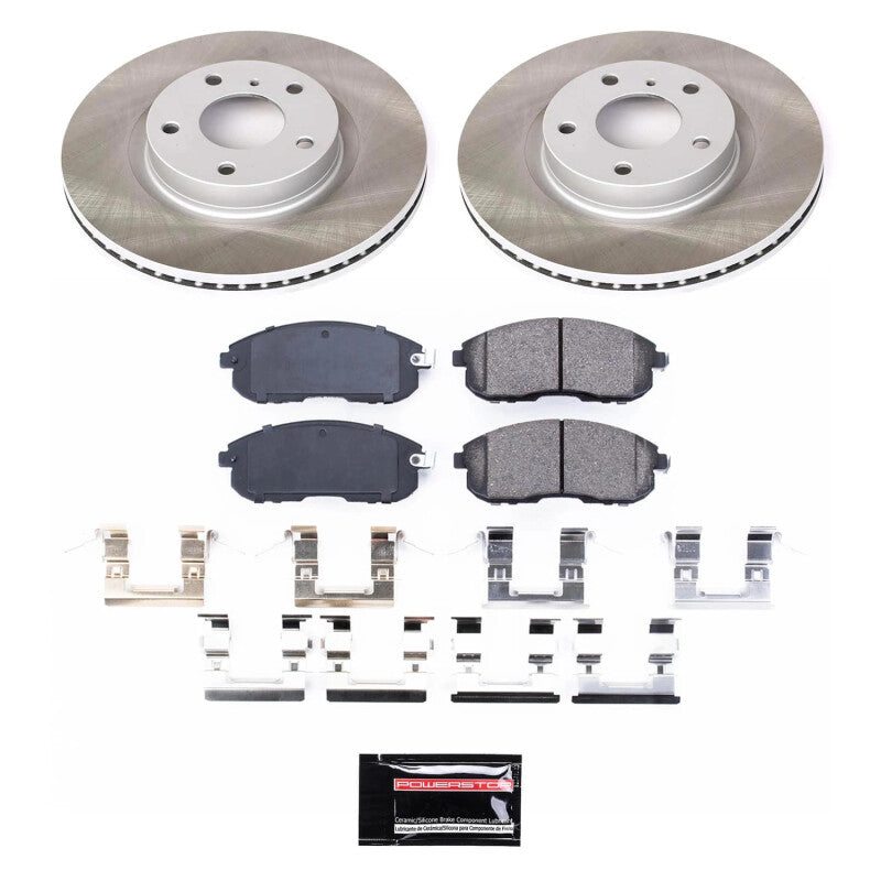 PowerStop Power Stop 03-05 Nissan 350Z Front Semi-Coated Rotor Kit