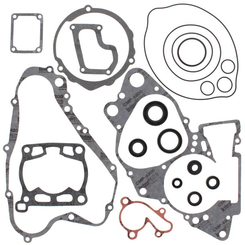 Vertex Pistons Vertex Gaskets 1990 Suzuki RM125 Complete Gasket Kit w/ Oil Seals