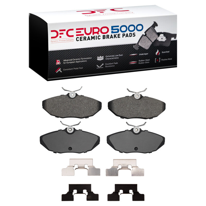 DFC 03-05 Jaguar Vanden Plas Rear Euro 5000 Ceramic Brake Pads and Hardware Kit