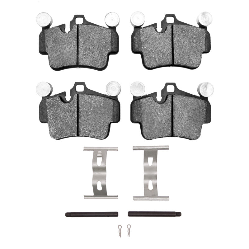 R1 Concepts R1 06-12 Porsche Cayman Rear Semi Met Pads & Hardware Kit