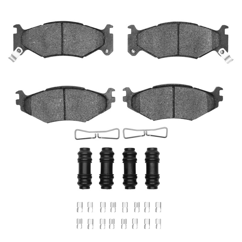DFC 91-95 Chrysler LeBaron Front 5000 Advanced Semi Metallic Brake Pads and Hardware Kit