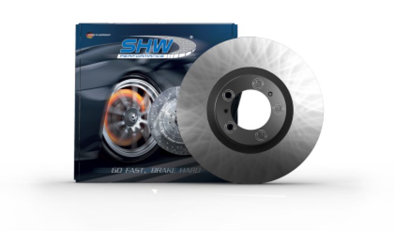 SHW Performance SHW 19-23 Porsche Cayenne S Left Front Smooth Monobloc Brake Rotor (9Y0615301A)