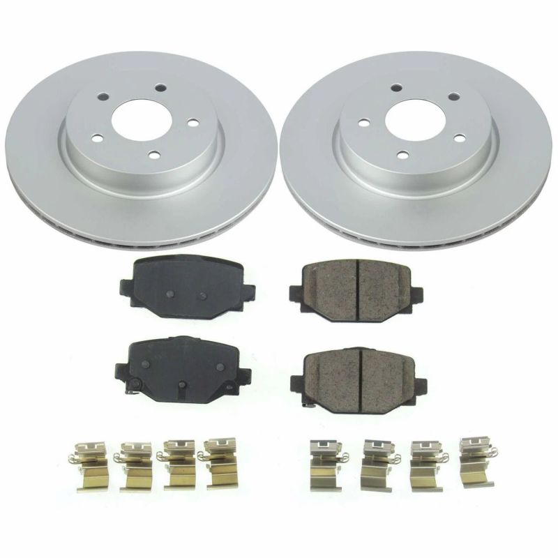 PowerStop Power Stop 2019 Infiniti QX50 Rear Z17 Evolution Geomet Coated Brake Kit