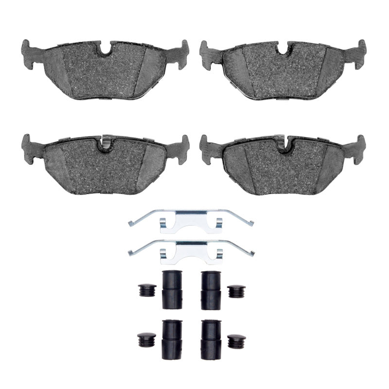 R1 Concepts R1 96-03 BMW 530I Rear Semi Met Pads & Hardware Kit