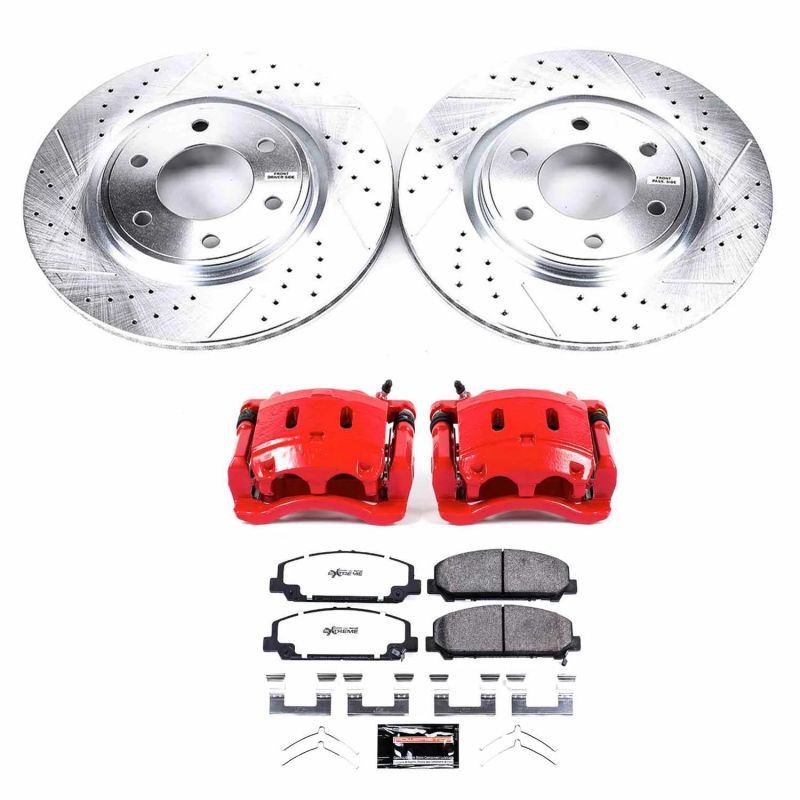 PowerStop Power Stop 17-22 Nissan Titan Front Z36 Truck & Tow Kit w/Cals