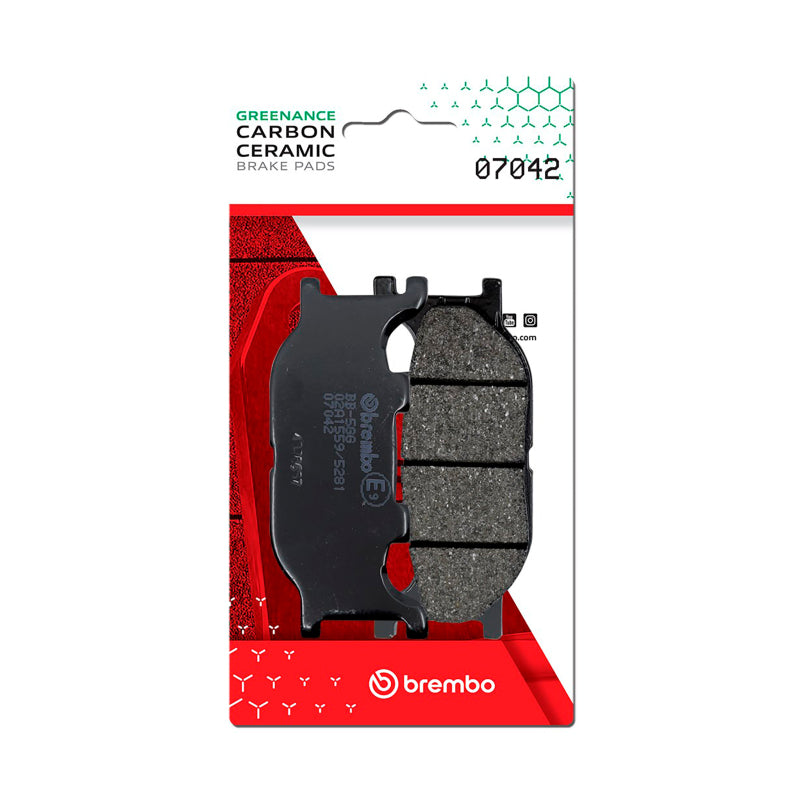 Brembo Powersports Brembo Italjet Jupiter/Mbk Skyliner/Yamaha Tmax/Yamaha Yp Carbon Ceramic Brake Pad - Front