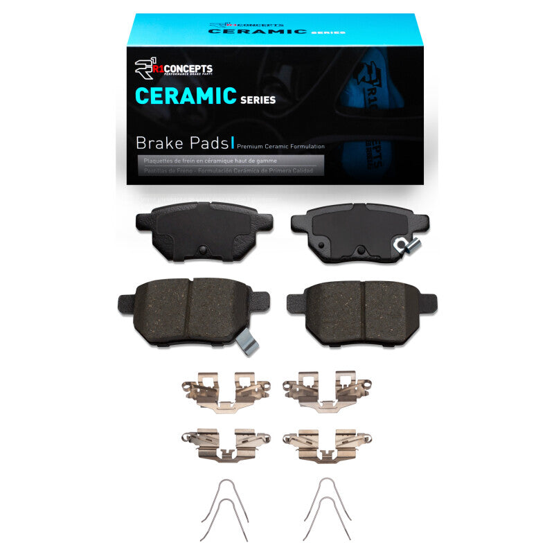 R1 Concepts R1 2008-2024 Lexus CT200H Rear R1 Ceramic Pads & Hardware Kit