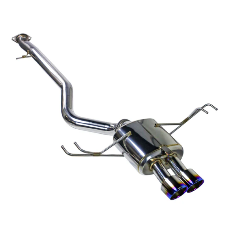 REMARK 2022+ Toyota GR Corolla Cat-Back Exhaust - Dual Tips Center Exit (Burnt SS)
