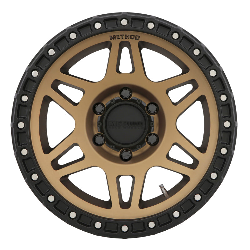 Method Wheels Method MR312 17x8.5 0mm Offset 6x135 87mm CB Method Bronze/Black Street Loc Wheel