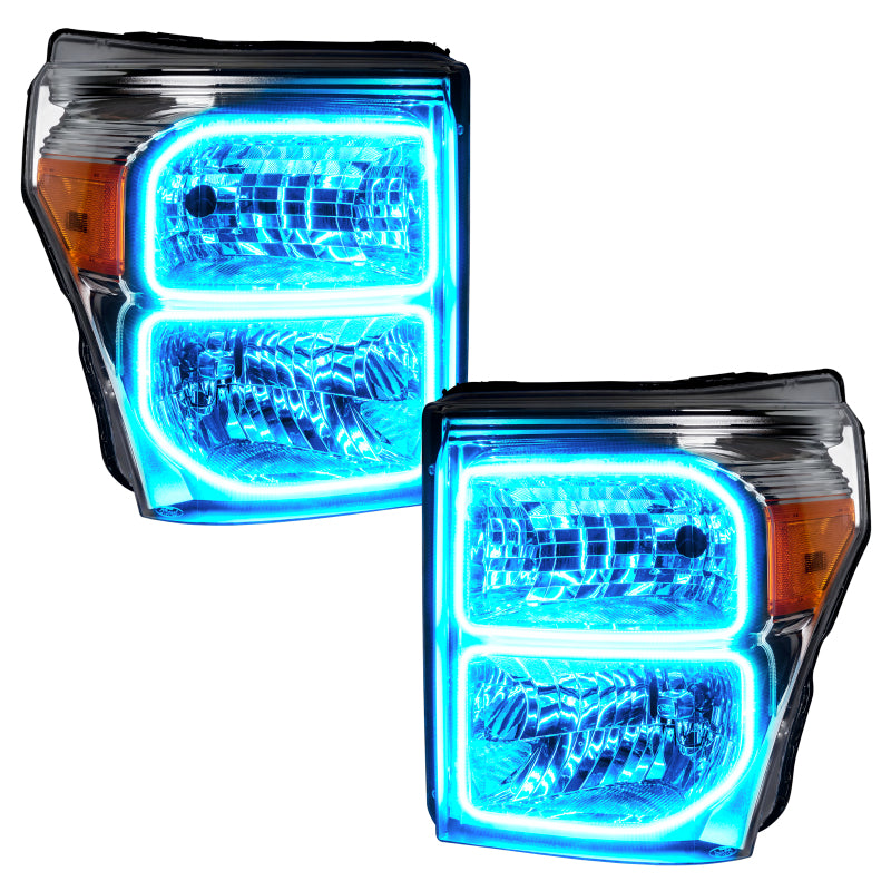ORACLE Lighting Oracle 11-16 Ford F250/350 LED HL - ColorSHIFT w/o Controller