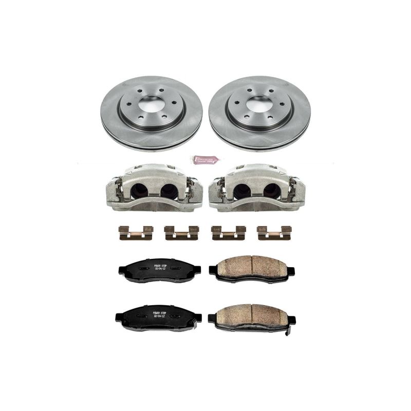 PowerStop Power Stop 05-07 Nissan Titan Front Autospecialty Kit w/Cals